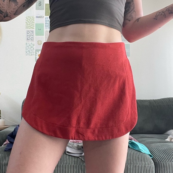 Rust Skort - Picture 8 of 8